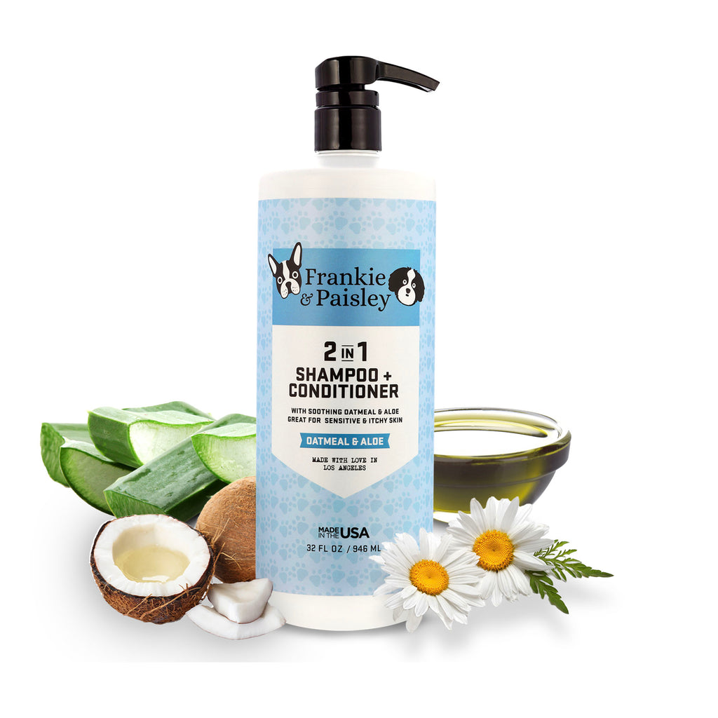 Shaggy Dog Bath Bundle - 2in1 Shampoo + Fanny Foam™ + Waterless Shampoo - Frankie & Paisley Pet Products