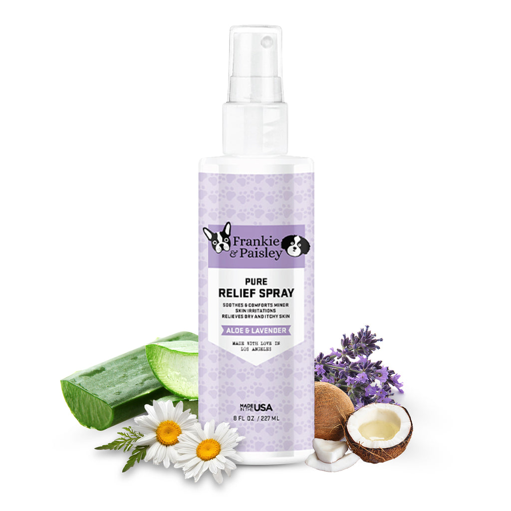 Pure Relief Hot Spot Spray - Aloe & Lavender - 8oz - Frankie & Paisley Pet Products